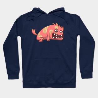 Angry Red Dog Monster Hoodie